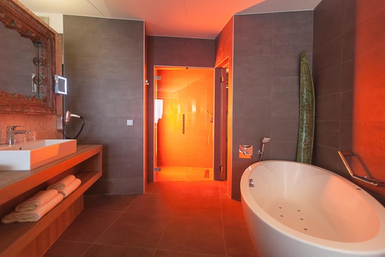 Rain Forrest Suite badkamer Hotel Princeville